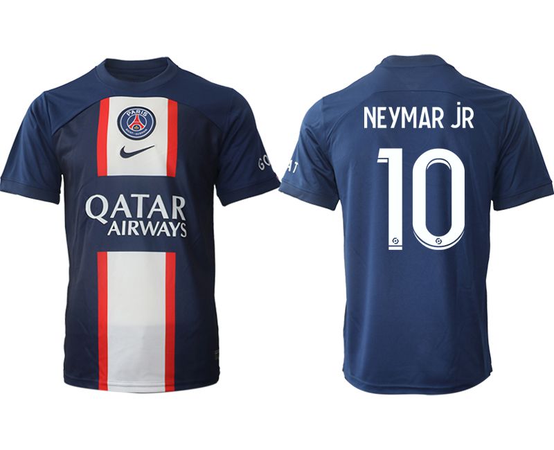 Men 2022-2023 Club Paris St German home aaa version blue #10 Soccer Jersey->paris st german jersey->Soccer Club Jersey